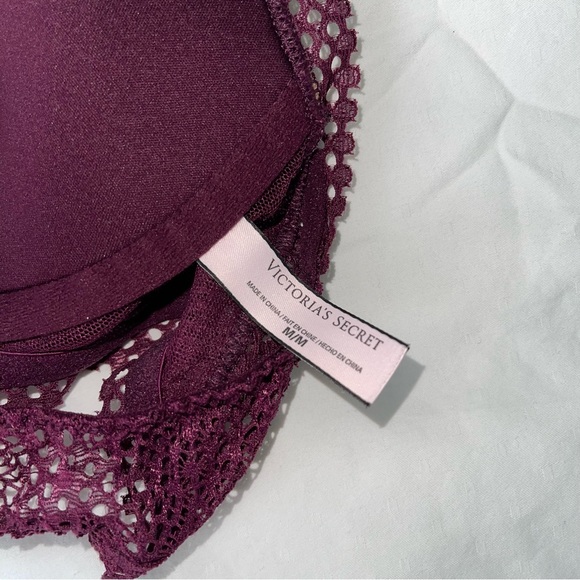 Victoria’s Secret | Maroon Lace Bralette - Picture 3 of 3
